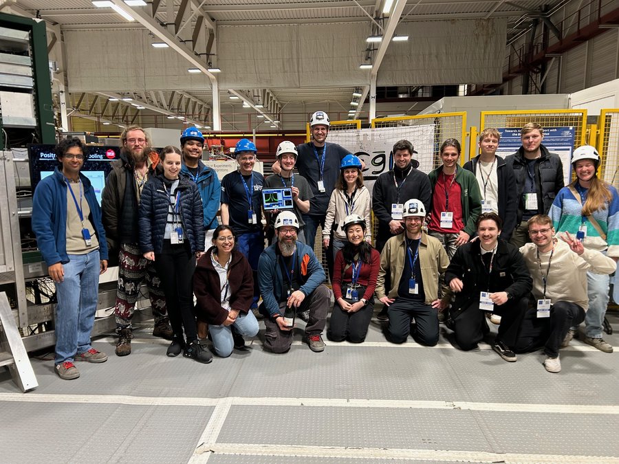 Das Team vor Ort am CERN
