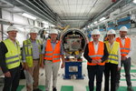 Besuch im Beschleuniger-Ringtunnel SIS100.