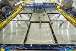 Top-Tracker-Detektor über dem Wasserbecken